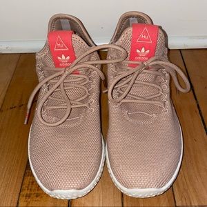 RARE Adidas Pink Pharrell HU Sneakers Size 6.5